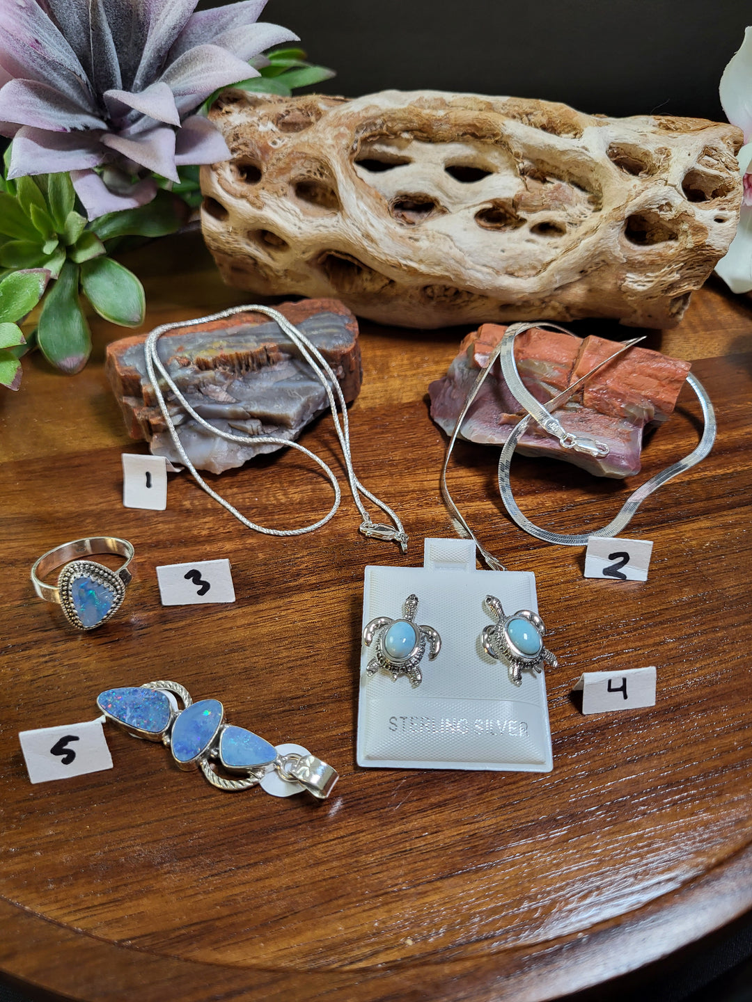 RESERVED FOR: nicole.h 7/28/24- 5 Sterling Silver Items