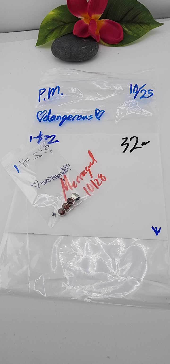 PM SHOW 48HR - RESERVED FOR: 💜dangerous💜 - 10/25/2025 FL tiktok Live Show - 1 Sterling Silver Items