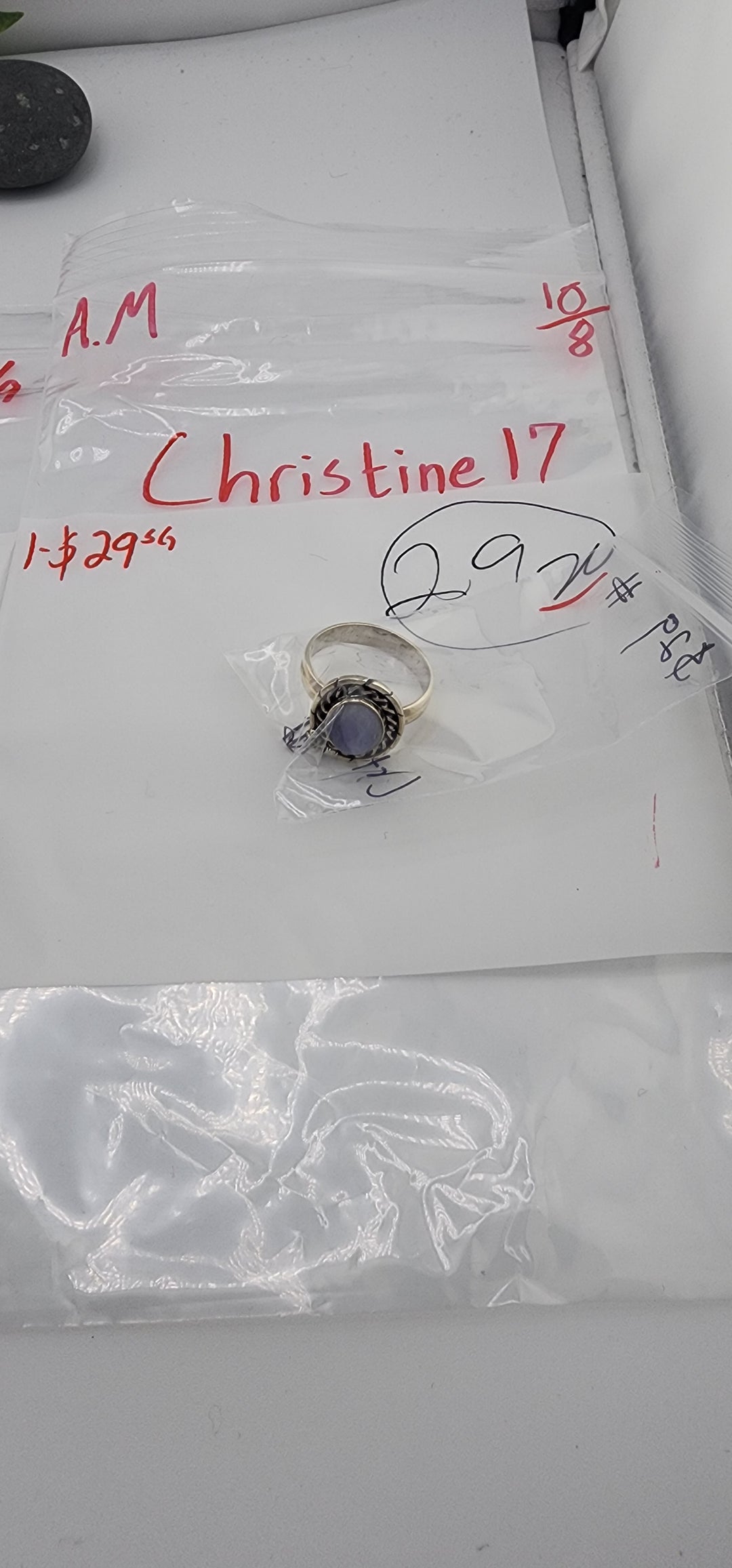AM SHOW 48HR RESERVED FOR: Christine17  - 10/8/2025 FL tiktok Live Show - 1 Sterling Silver Items