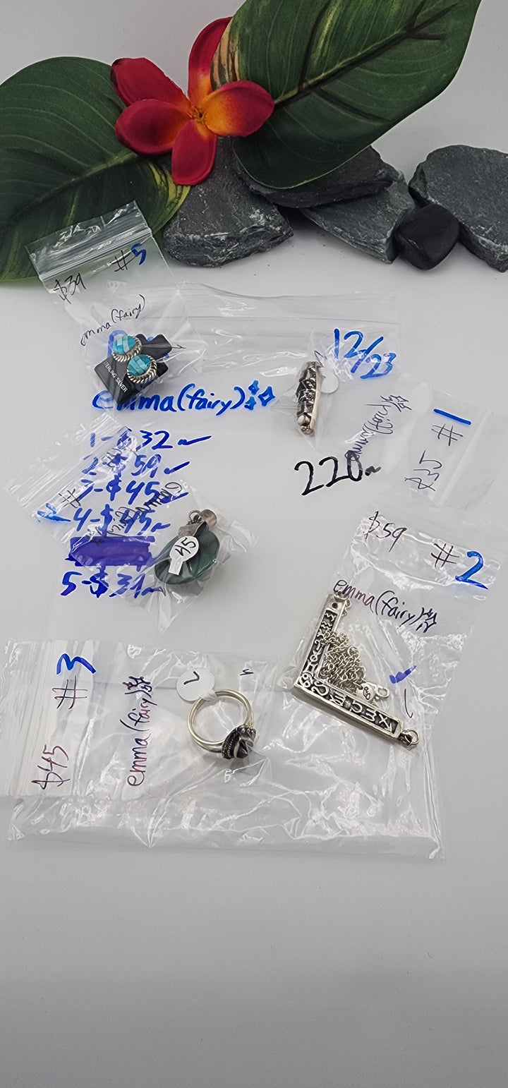 PM SHOW 48HR - RESERVED FOR: emma🧚🏼✨ - 12/23/2025 tiktok Live Show - 5 Sterling Silver Items