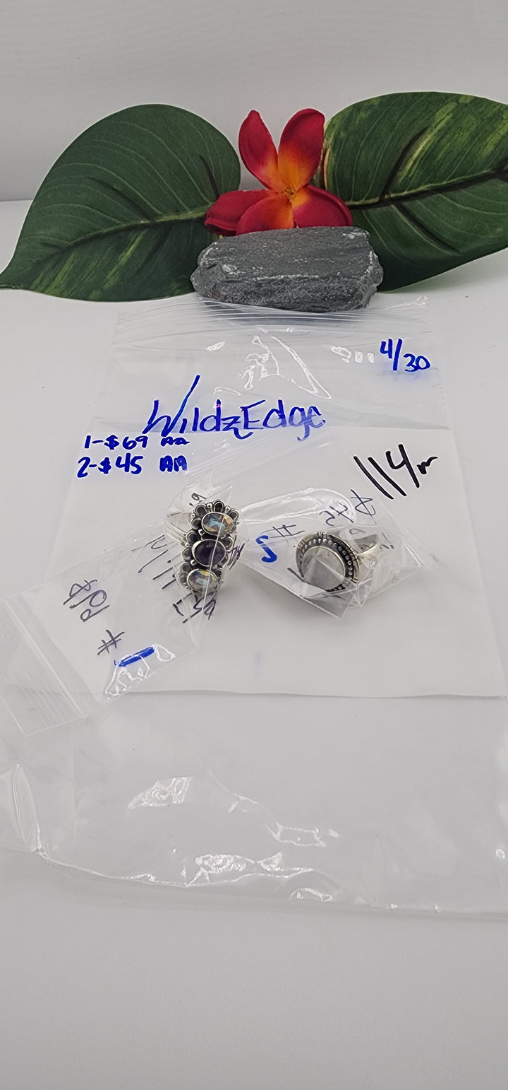 RESERVED FOR: WildzEdge - 4/30/2025 tiktok Live Show - 2 Sterling Silver Items