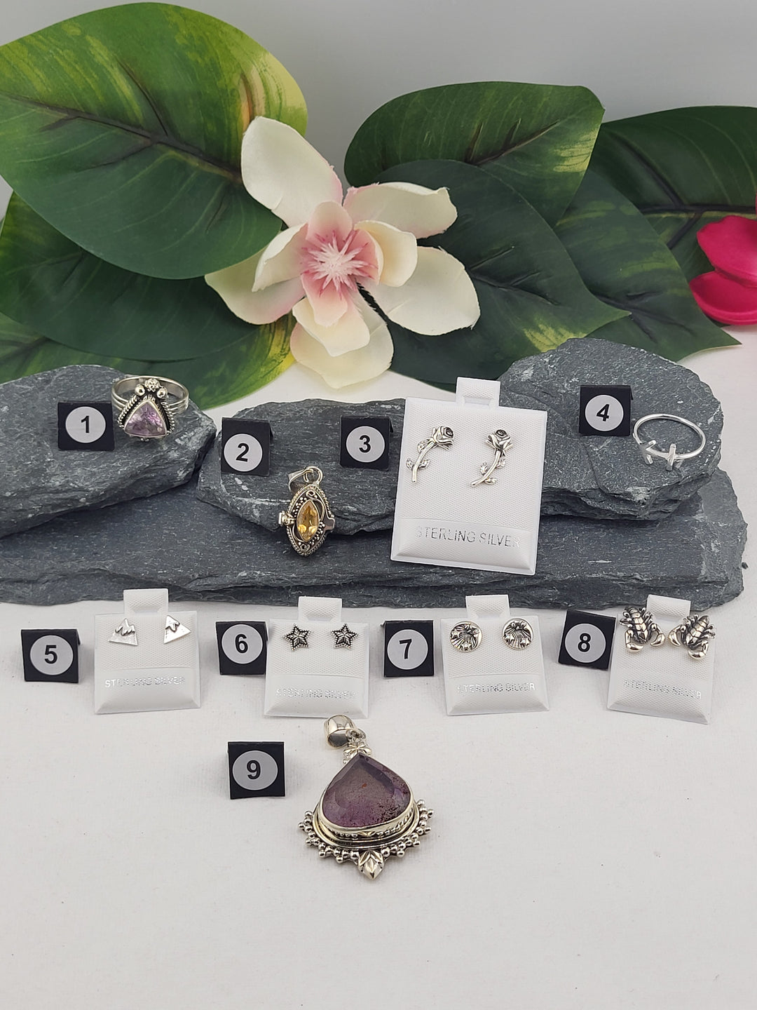 RESERVED FOR: Teffy - 1/4/2025 - 9 Sterling Silver Items