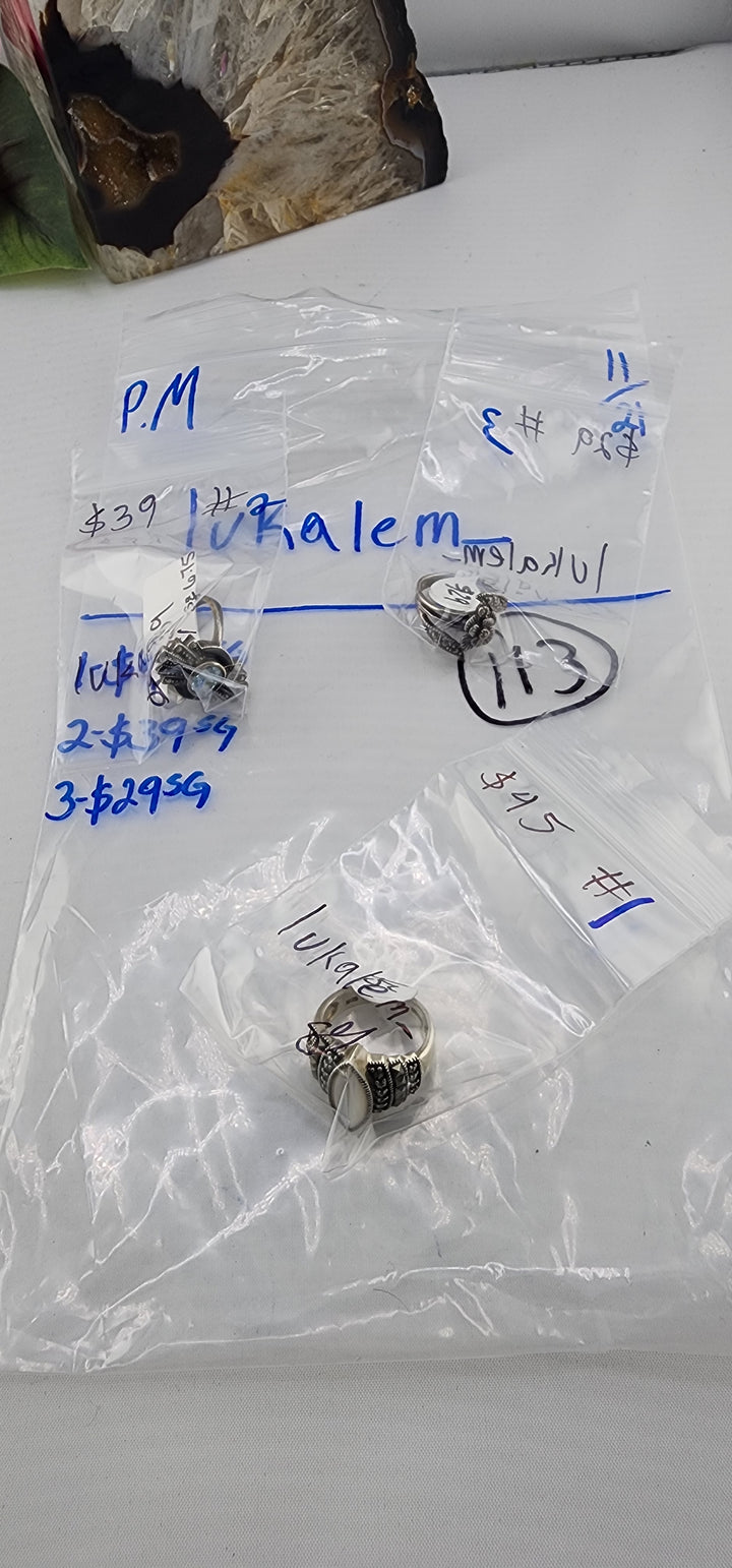 PM SHOW 48HR - RESERVED FOR: lukalem_ - 11/21/2025 tiktok Live Show - 3 Sterling Silver Items