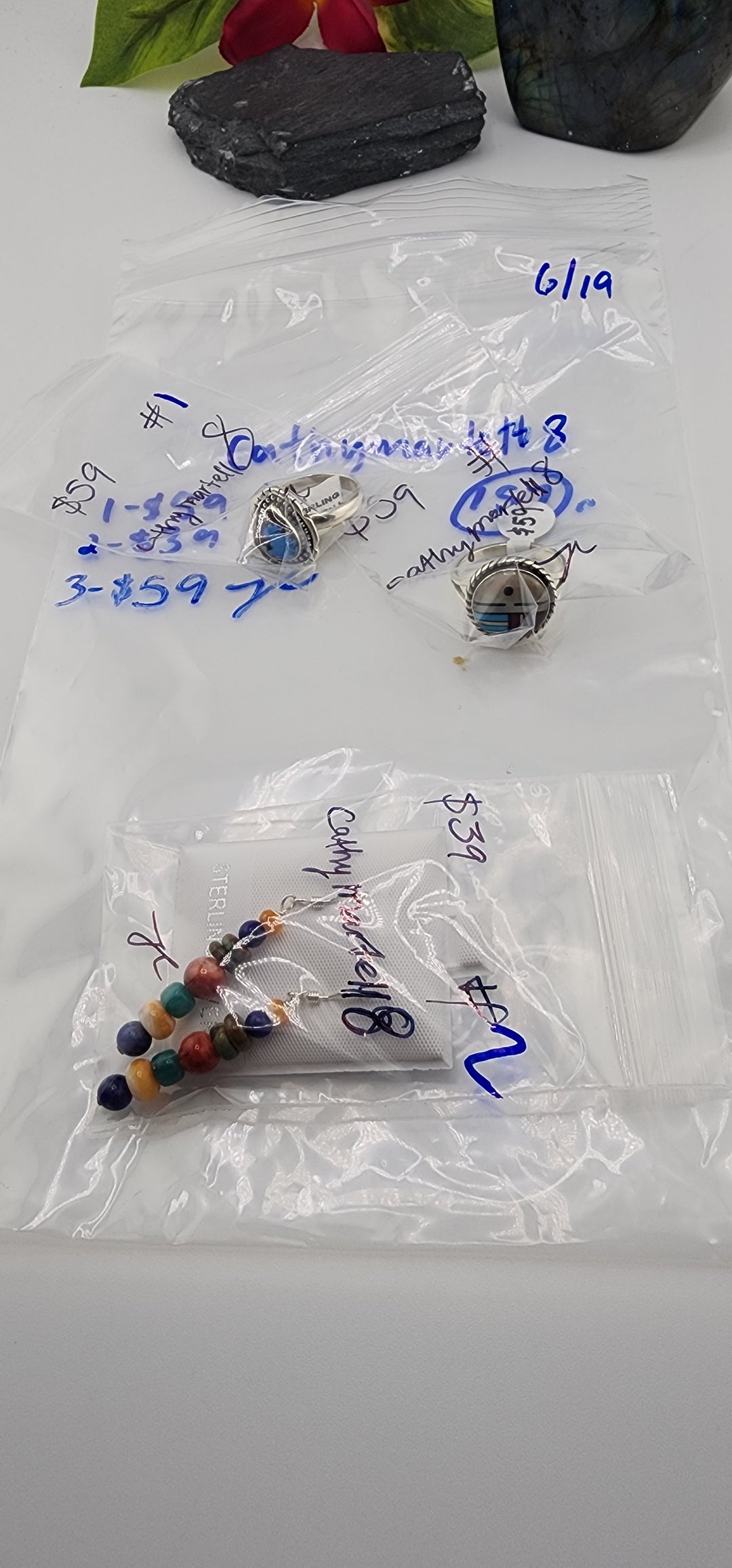 48HR - RESERVED FOR: cathymartell8- 6/19/2025 FL tiktok Live Show -3  Sterling Silver Items