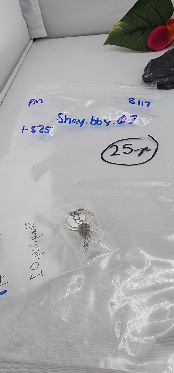 PM SHOW 48HR - RESERVED FOR: shay.bby.07 - 8/17/2025 FL tiktok Live Show - 1 Sterling Silver Items
