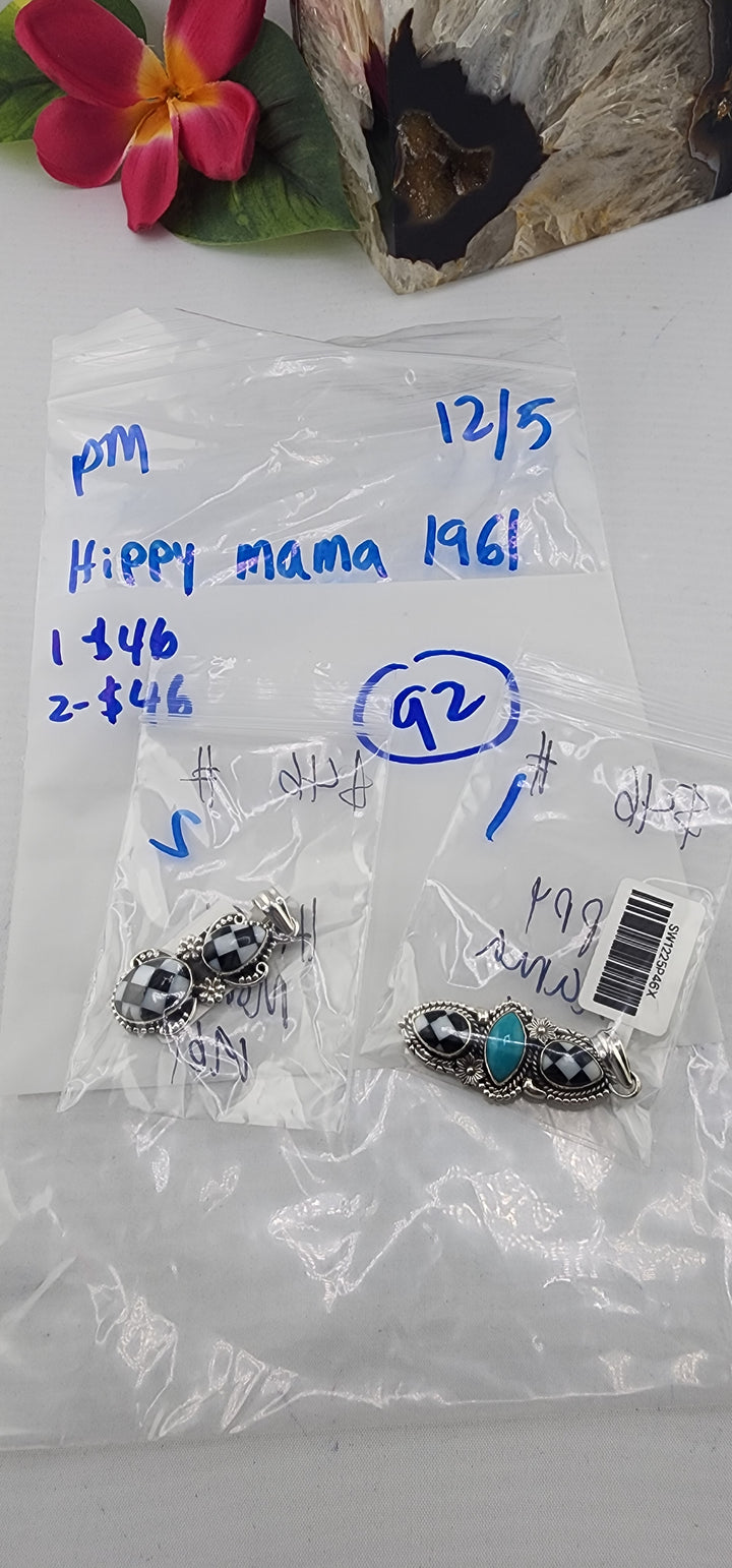 PM SHOW 48HR - RESERVED FOR: Hippy mama 1961 - 12/5/2025 tiktok Live Show - 2 Sterling Silver Items