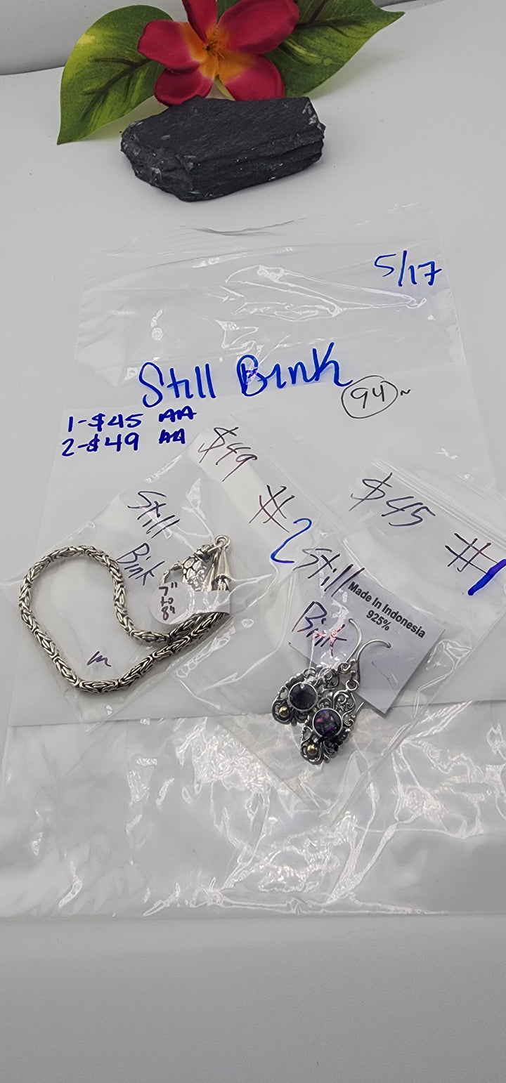 RESERVED FOR: Still Bink - 5/17/2025 tiktok Live Show (48 hour) -2 Sterling Silver Items