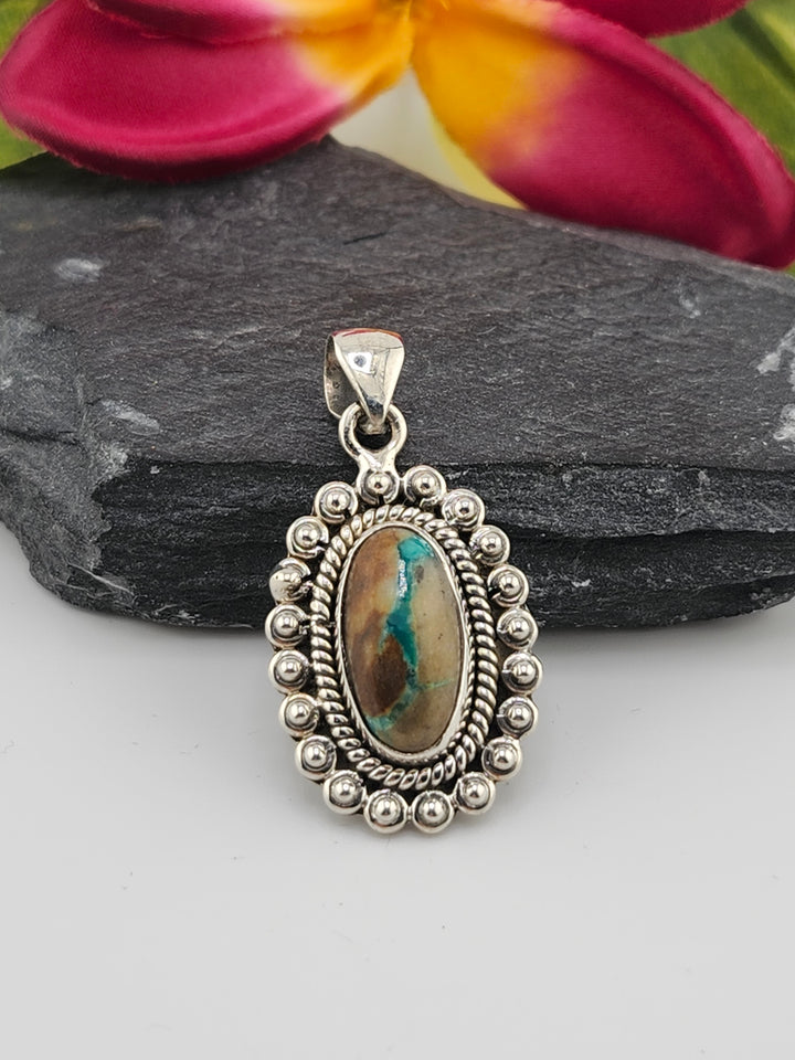 Royston Ribbon Turquoise Pendant