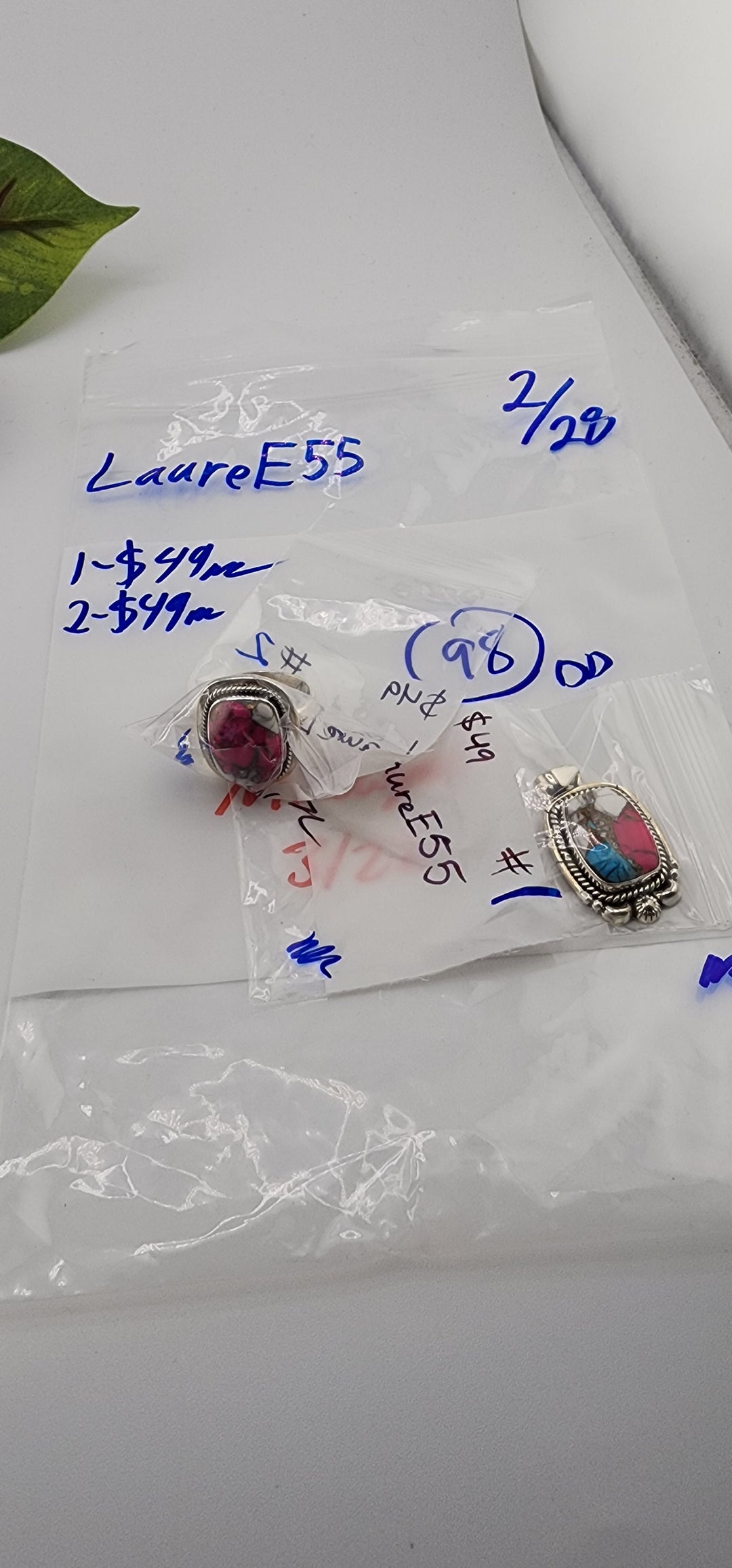 RESERVED FOR: LaureE55 - 2/28/2025 Live Show - 2 Sterling Silver Items