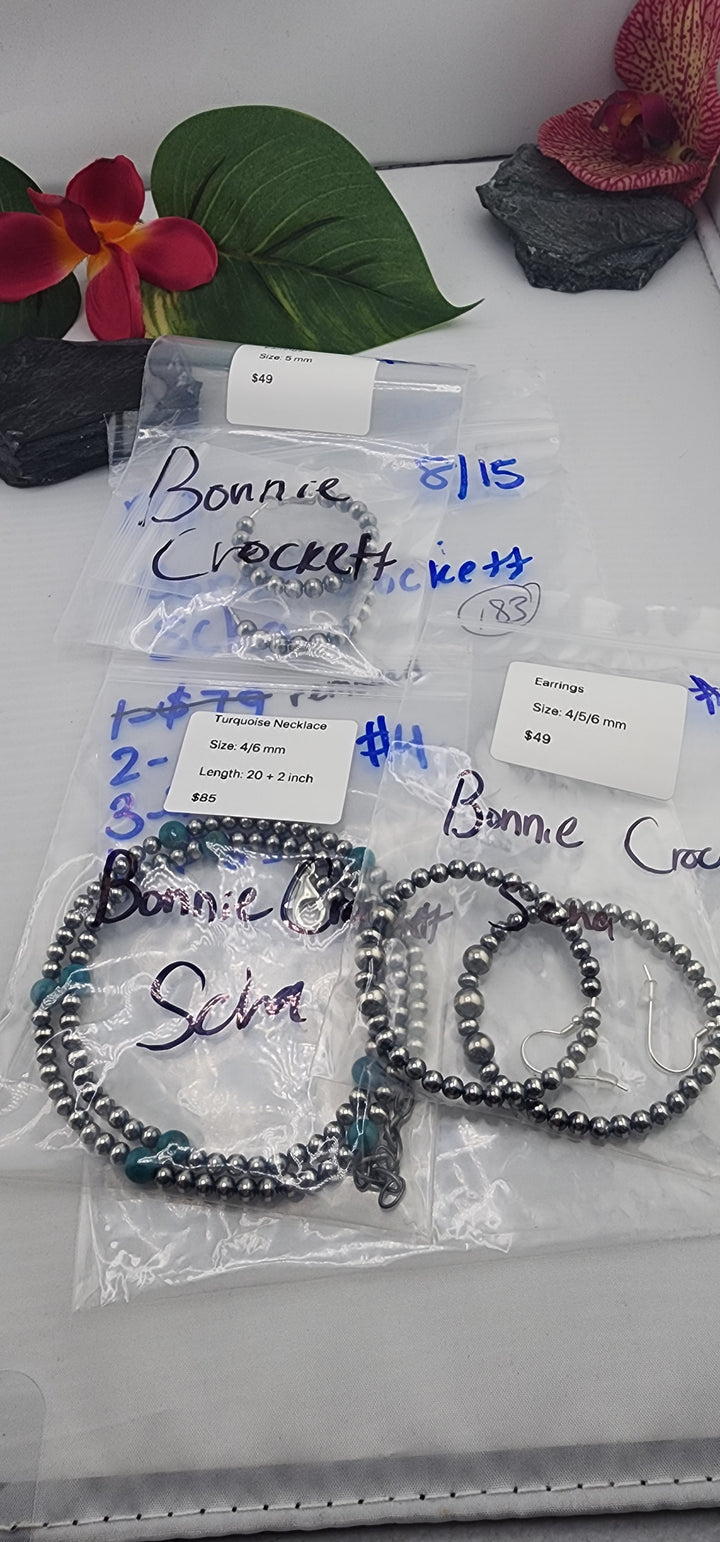 PM SHOW 48HR - RESERVED FOR:  Bonnie Crockett Scha- 8/15/2025 FL tiktok Live Show -3  Sterling Silver Items