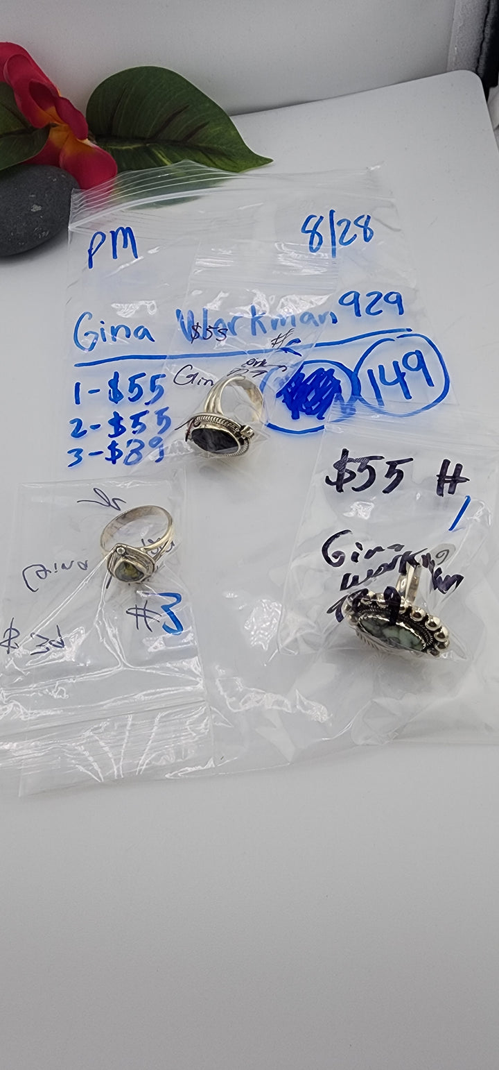 PM SHOW 48HR - RESERVED FOR: Gina Workman929 - 8/28/2025 FL tiktok Live Show - 3 Sterling Silver Items