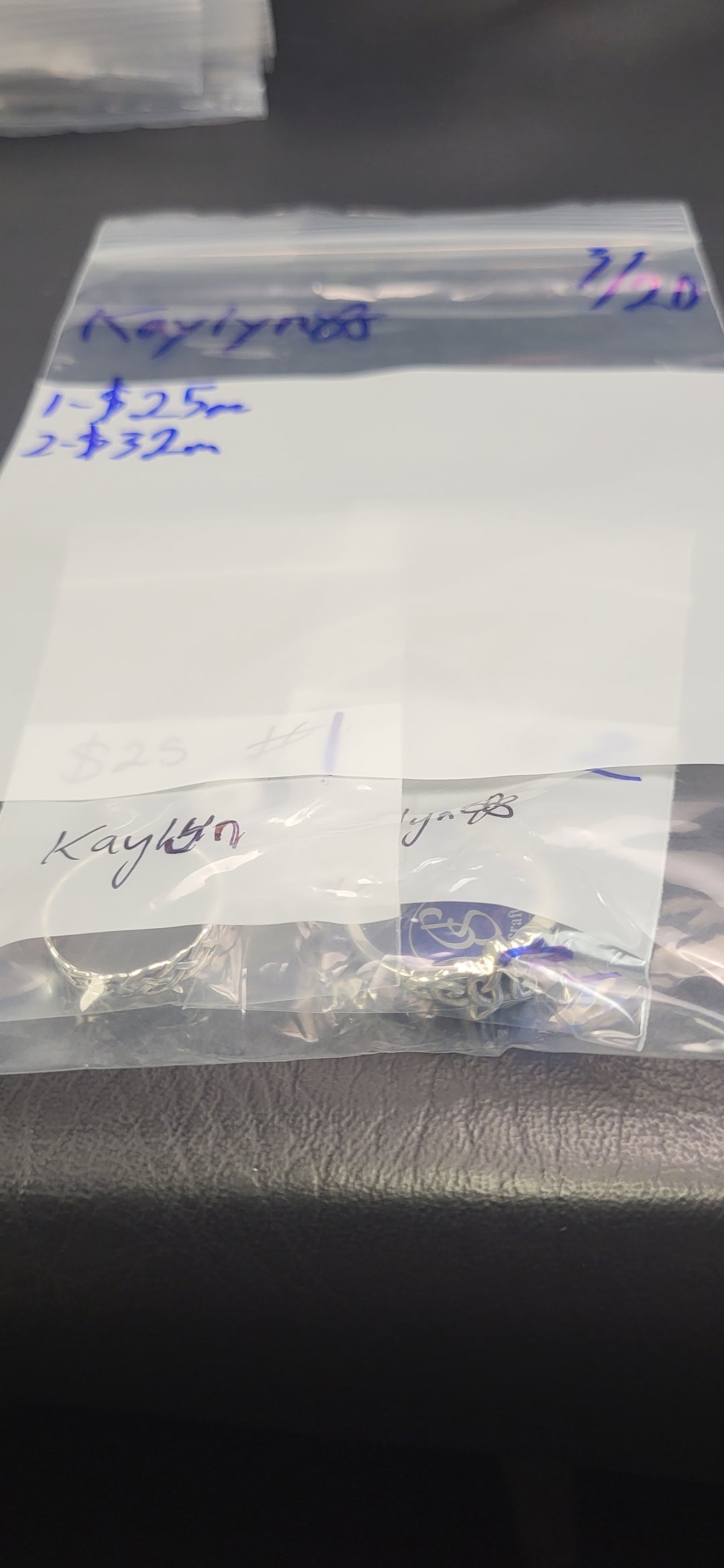 RESERVED FOR: Kaylyn🌸 - 3/20/2025 Live Show -  Sterling Silver Items