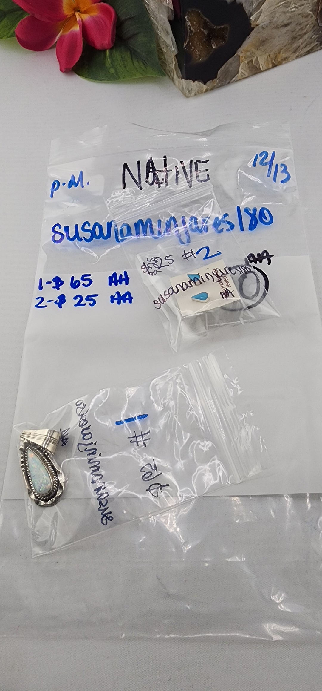 PM NATIVE SHOW 48HR -  RESERVED FOR: susanaminjares180 - 12/13/2025 tiktok Live Show -2 Sterling Silver Items