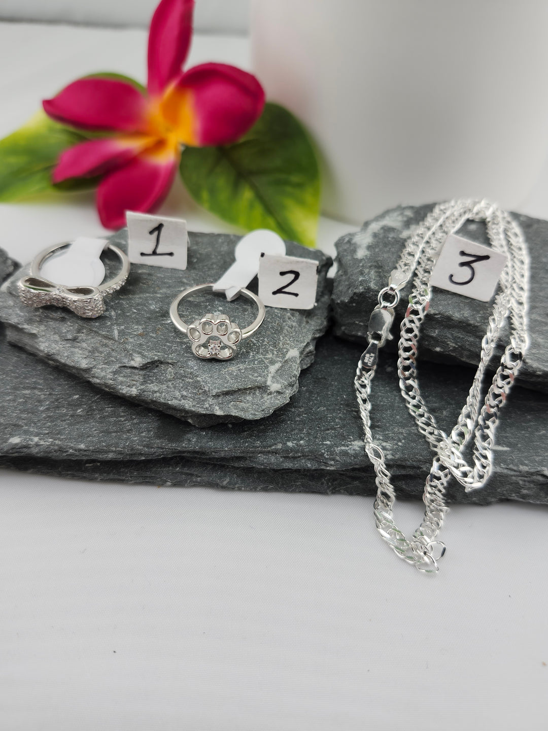 RESERVED FOR:  HorrorGalSusan -11/16/2024 -3 Sterling Silver Items