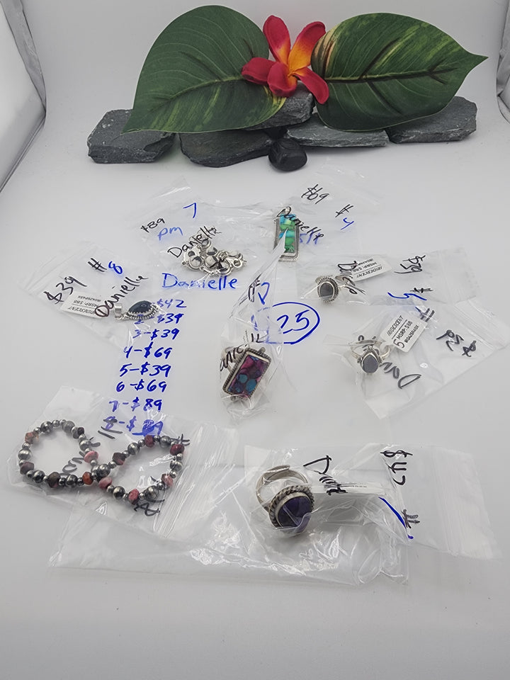 Danielle - 5/1/26 PM - 8 925 Sterling Silver Items