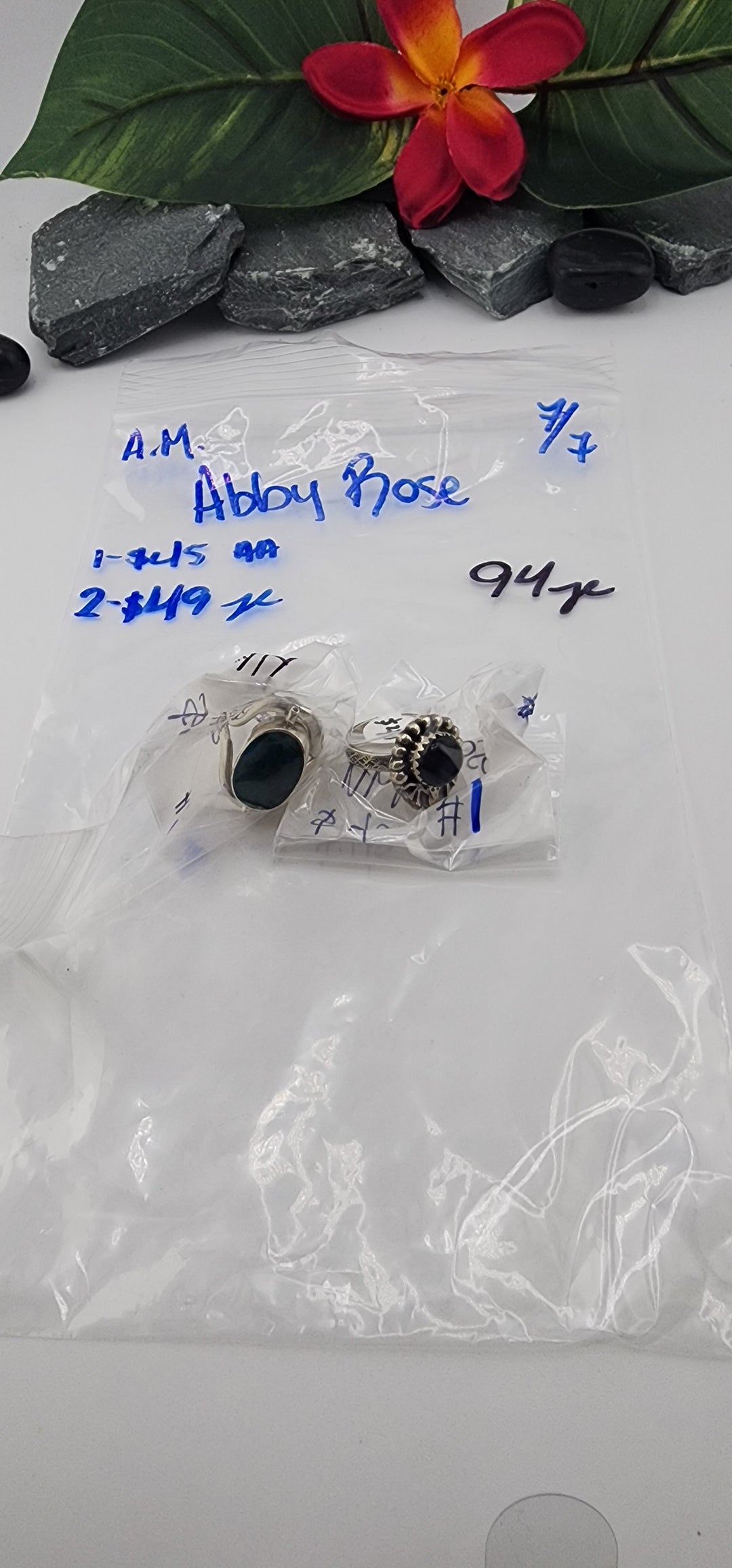 RESERVED FOR: Abby Rose- 7/7/2025 tiktok A.M Live Show - 2 Sterling Silver Items