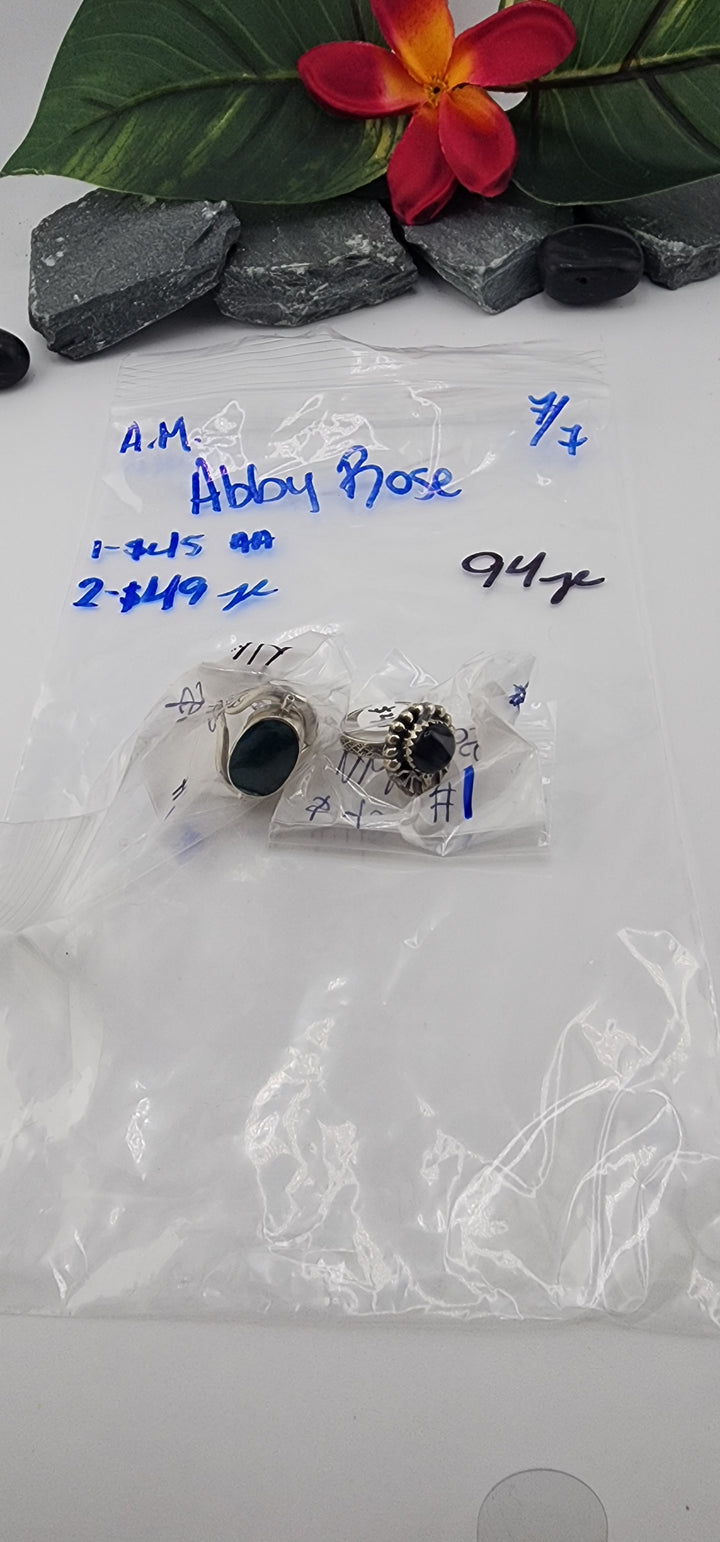 RESERVED FOR: Abby Rose- 7/7/2025 tiktok A.M Live Show - 2 Sterling Silver Items