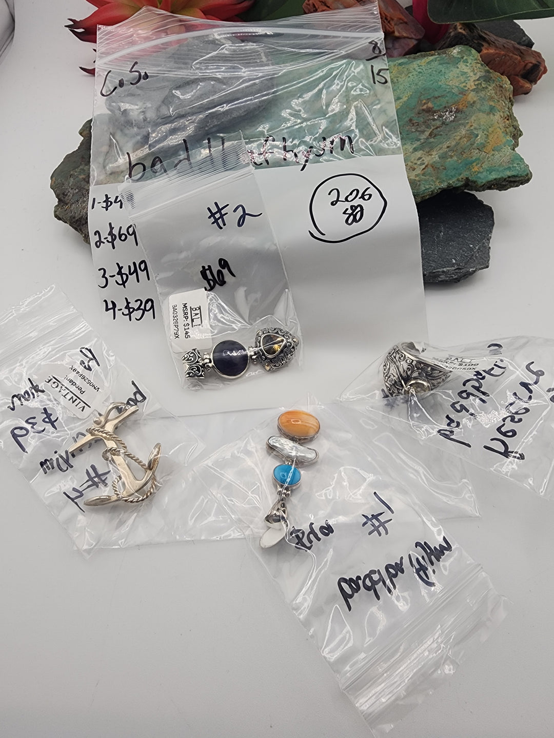 C.S. - RESERVED FOR: baddbafhjym - 8/15/2026 - 4  Sterling Silver Items