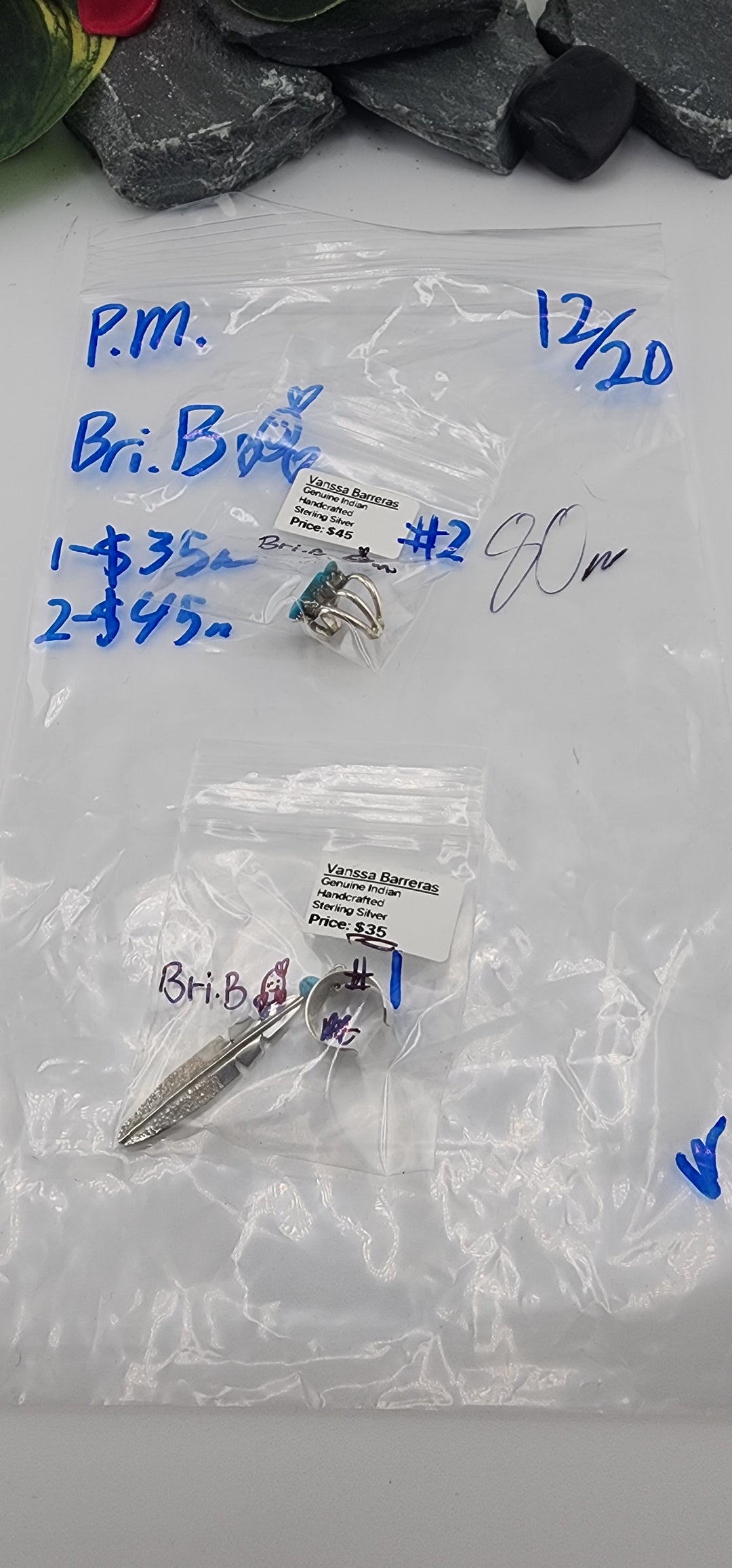 PM SHOW 48HR - RESERVED FOR: Bri.B🥰 - 12/20/2025 tiktok Live Show - 2 Sterling Silver Items
