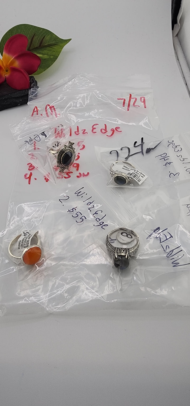 AM SHOW 48HR - RESERVED FOR: WildzEdge  - 7/29/2025 FL tiktok Live Show - 4 Sterling Silver Items