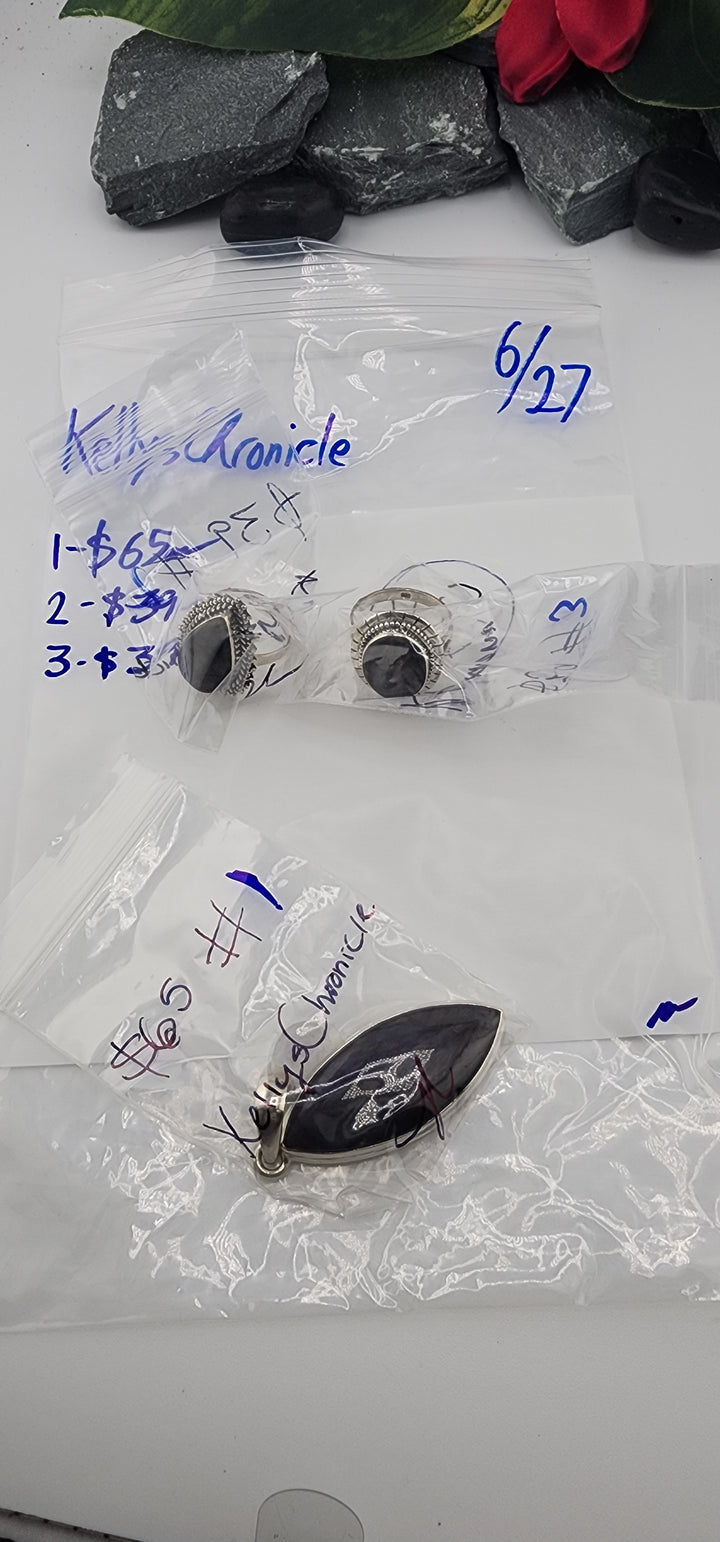 48HR - RESERVED FOR: KellysChronicle - 6/27/2025 FL tiktok Live Show - 3 Sterling Silver Items