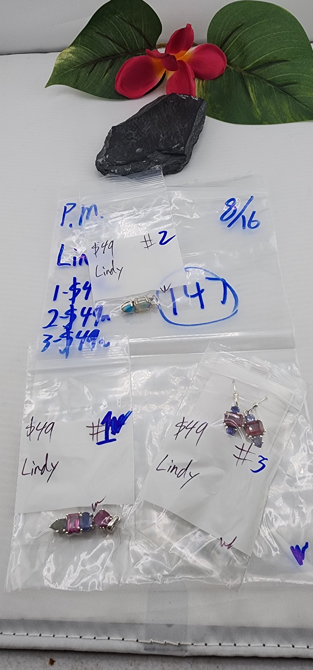 PM SHOW 48HR - RESERVED FOR: Lindy - 8/16/2025 FL tiktok Live Show - 3 Sterling Silver Items
