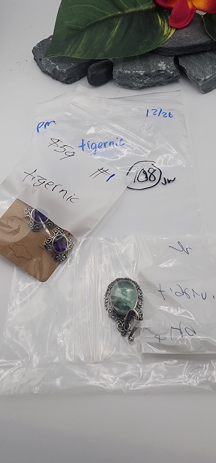 PM SHOW 48HR - RESERVED FOR: tigernic - 12/26/2025 tiktok Live Show - 2 Sterling Silver Items