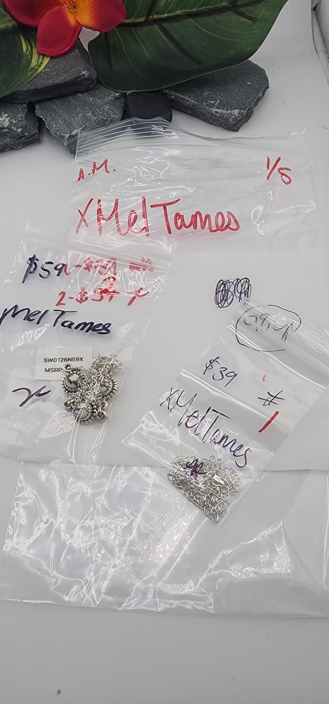 AM SHOW 48HR RESERVED FOR: MelTames - 1/5/2026 FL tiktok Live Show - 2 Sterling Silver Items