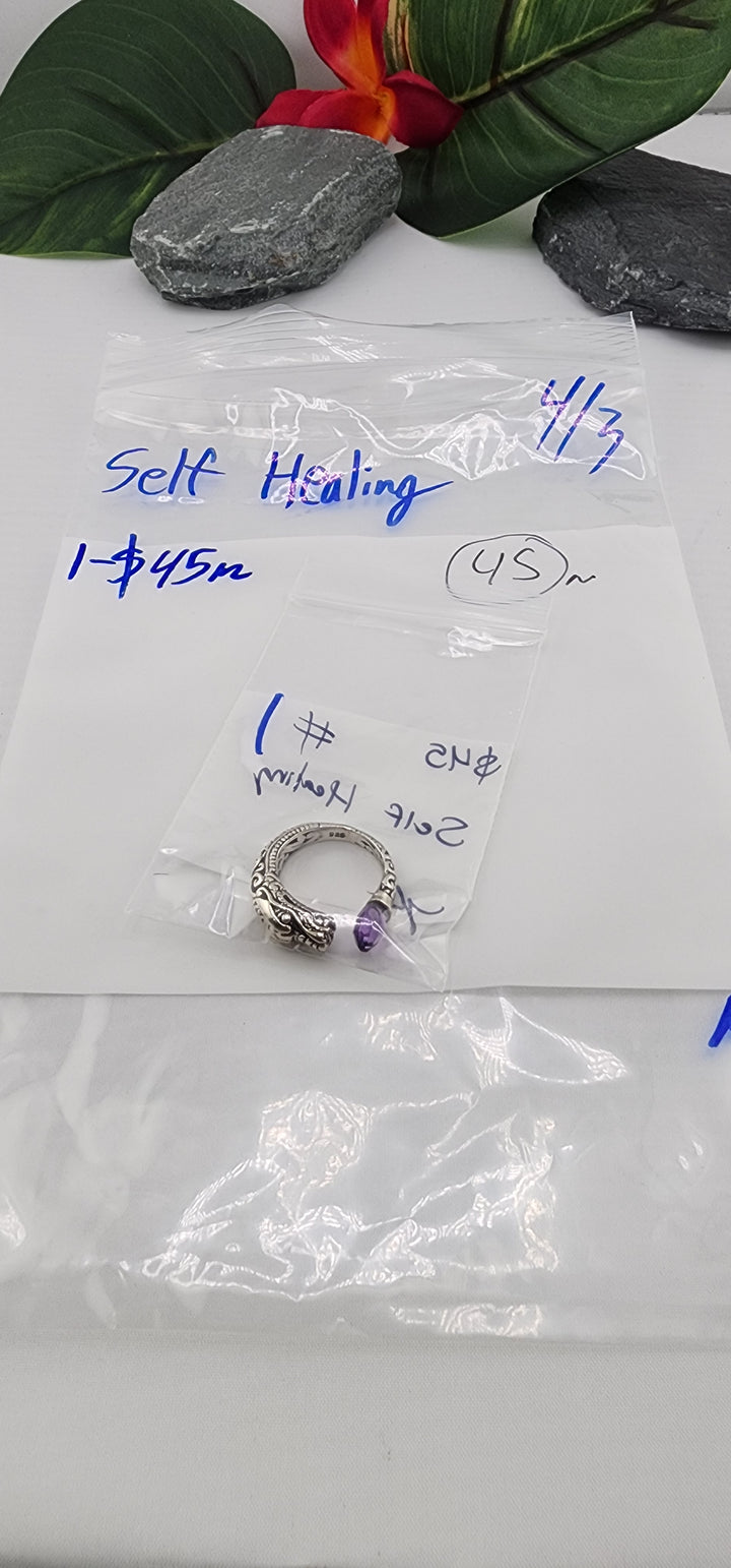 RESERVED FOR: Self Healing - 4/3/2025 Tiktok Live Show -1 Sterling Silver Items