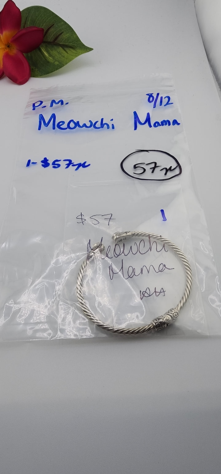 PM SHOW 48HR - RESERVED FOR: Meowchi Mama  - 8/12/2025 FL tiktok Live Show - 1 Sterling Silver Items