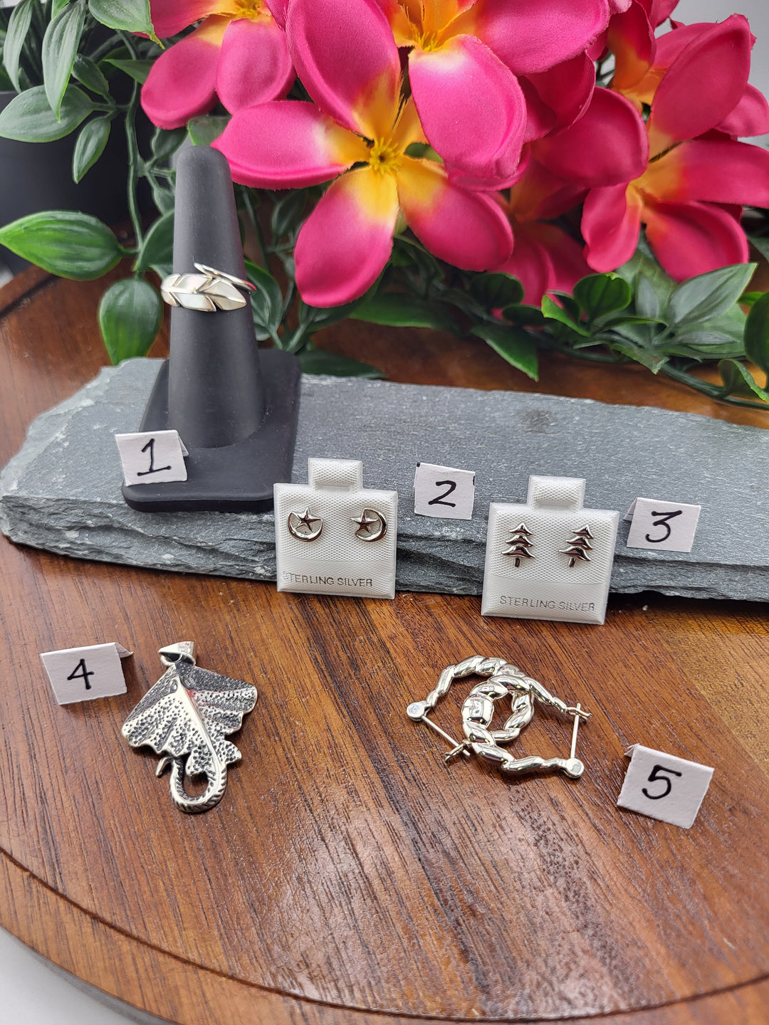 RESERVED FOR:  TX Operating Room RN  -10/24/2024 - 5 Sterling Silver Items