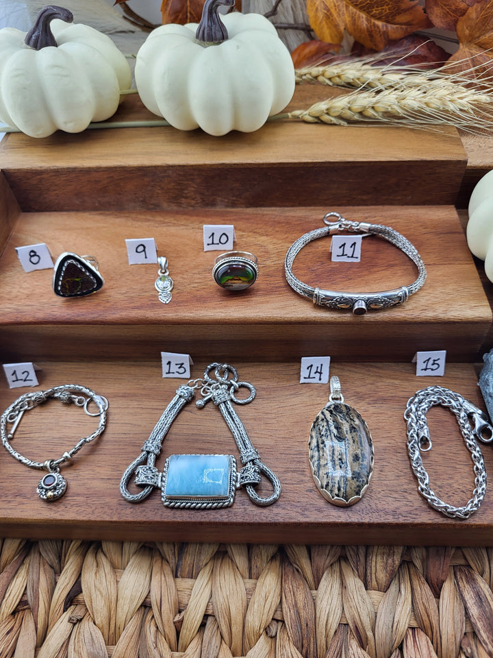 RESERVED FOR:  Cash Cow Side Hustler -10/25/2024 - 19 Sterling Silver Items