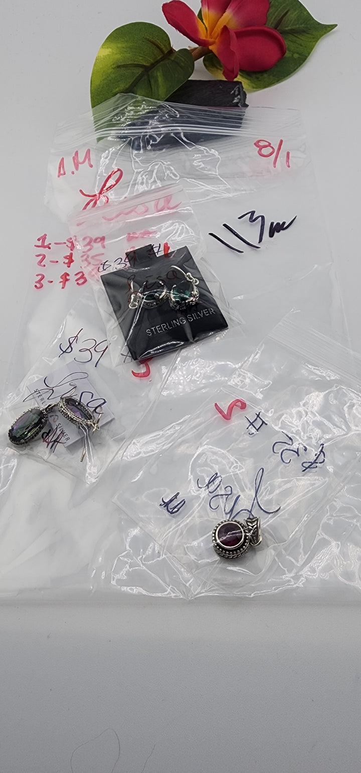AM SHOW 48HR - RESERVED FOR: Lisa - 8/1/2025 FL tiktok Live Show - 3 Sterling Silver Items
