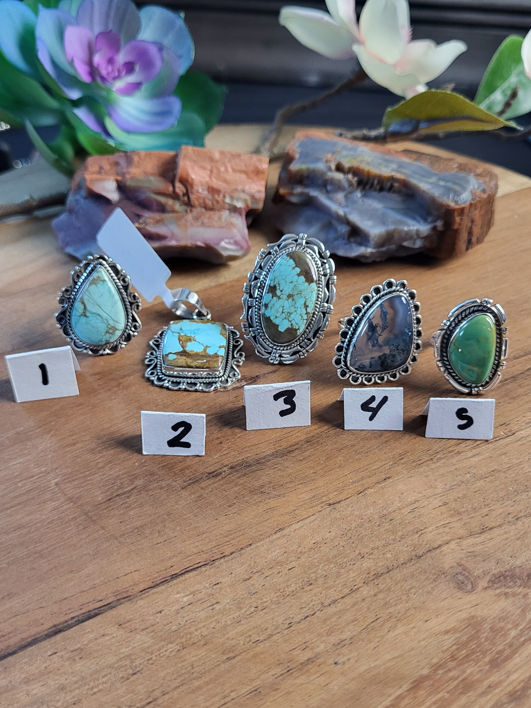 RESERVED FOR: HorrorGalSusan- 7/6/24-5 Sterling Silver Items