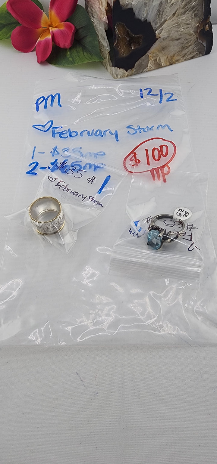 PM SHOW 48HR - RESERVED FOR: 💜 FebruaryStorm⛈️- 12/2/2025 tiktok Live Show - 2 Sterling Silver Items