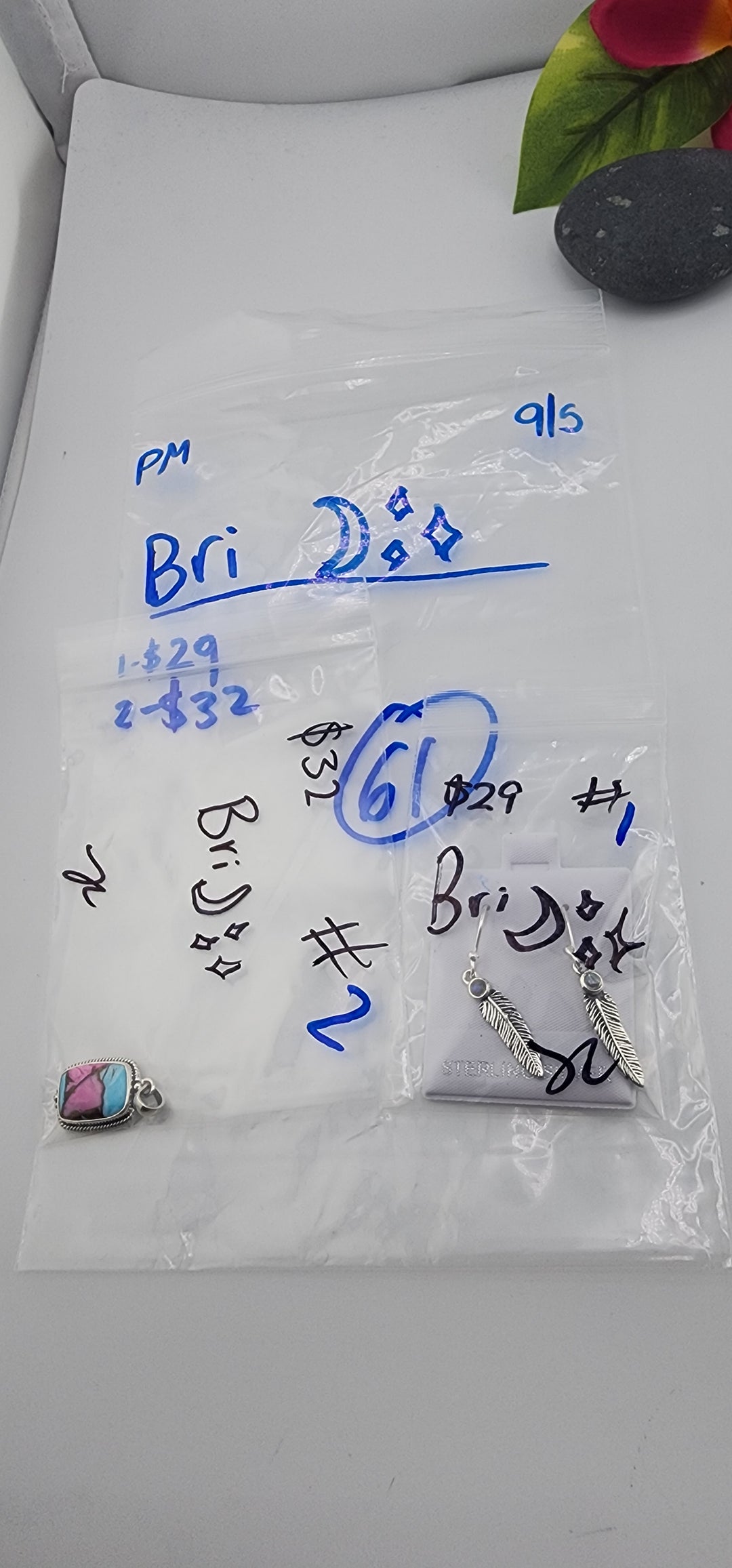 PM SHOW 48HR - RESERVED FOR: Bri🌙✨ - 9/5/2025 FL tiktok Live Show - 2 Sterling Silver Items