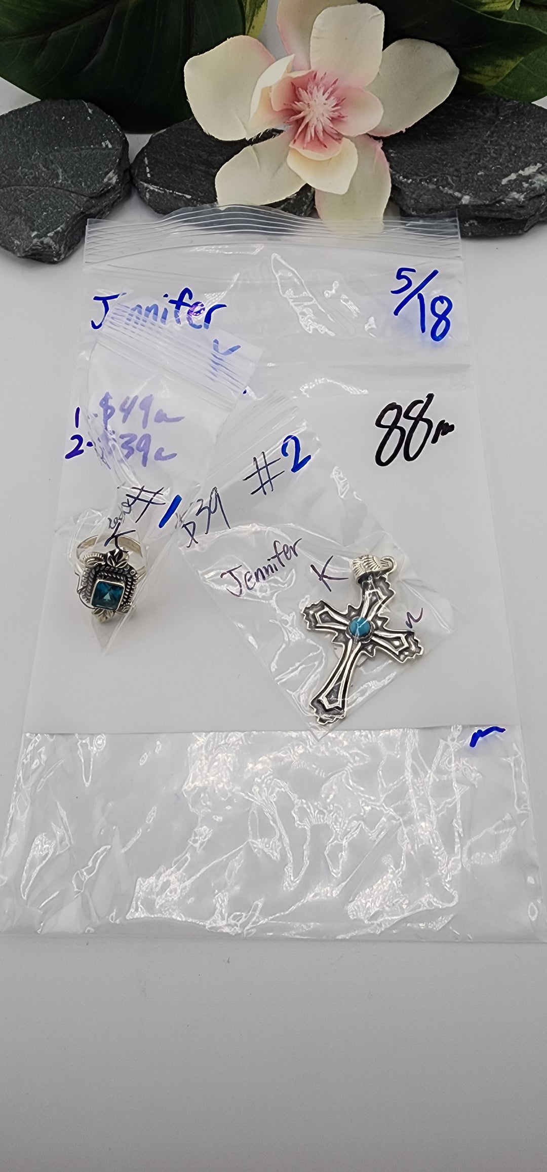 RESERVED FOR: Jennifer K - 5/18/2025 tiktok Live Show - 2 Sterling Silver Items