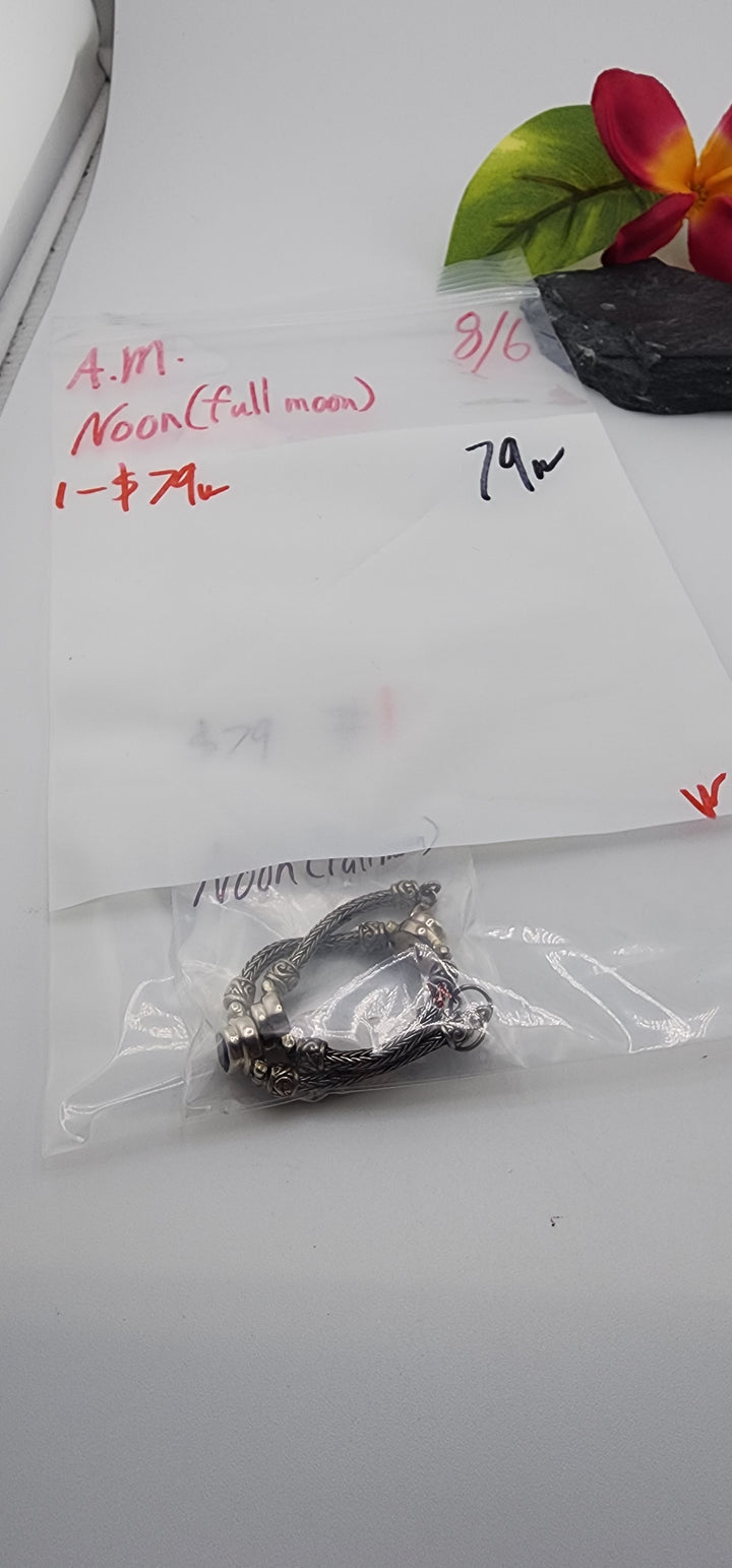 AM SHOW 48HR - RESERVED FOR: Noon🌕 - 8/6/2025 FL tiktok Live Show - 1 Sterling Silver Items
