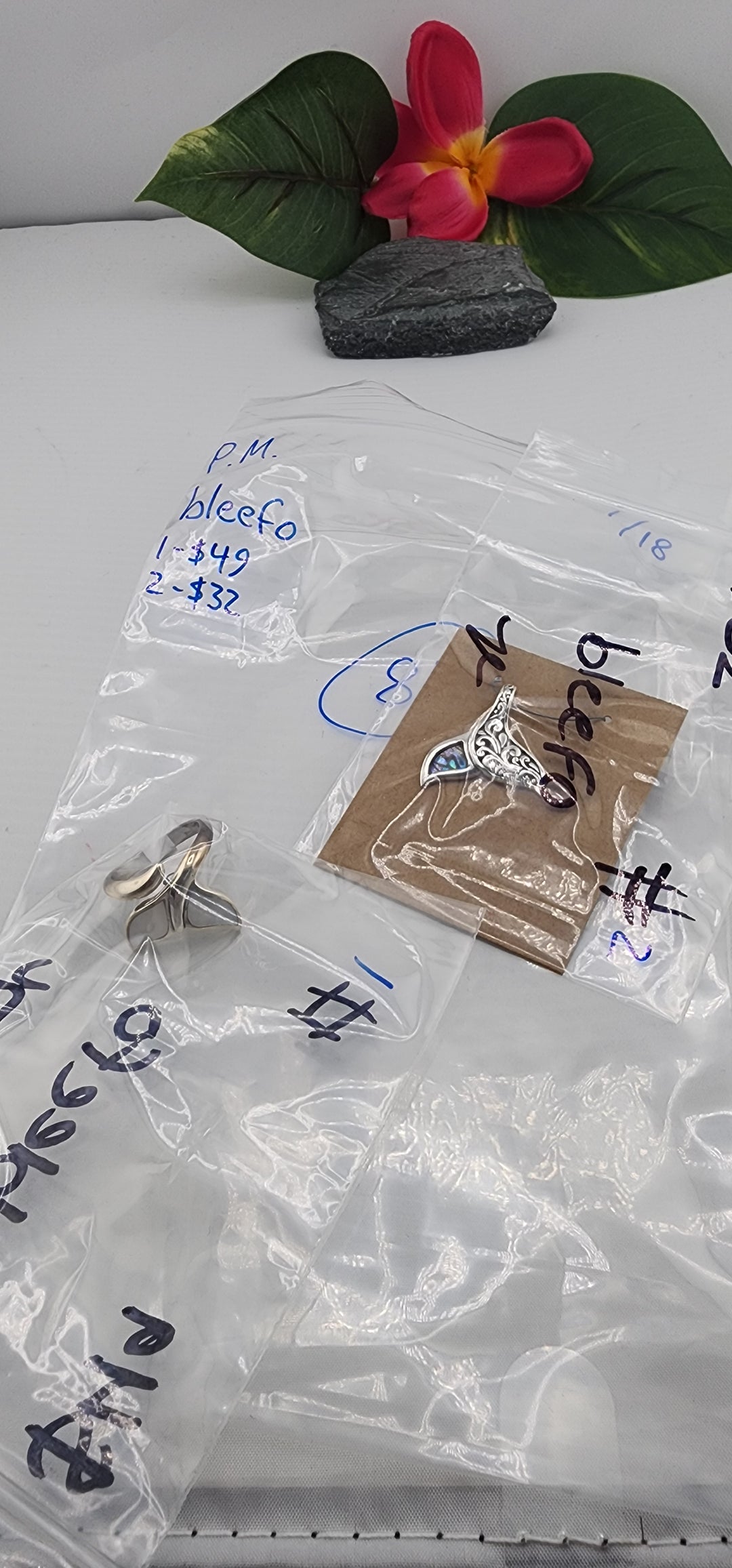 (PM SHOW 48HR - RESERVED FOR: bleefo  - 7/18/2025 FL tiktok Live Show - 2 Sterling Silver Items