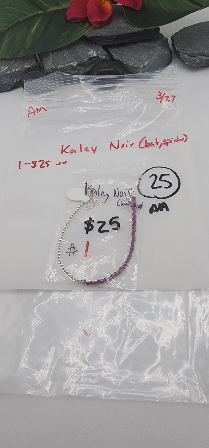 Kaley Noir 🦇🕷️- 3/27/26 -  1 925 Sterling Silver Items