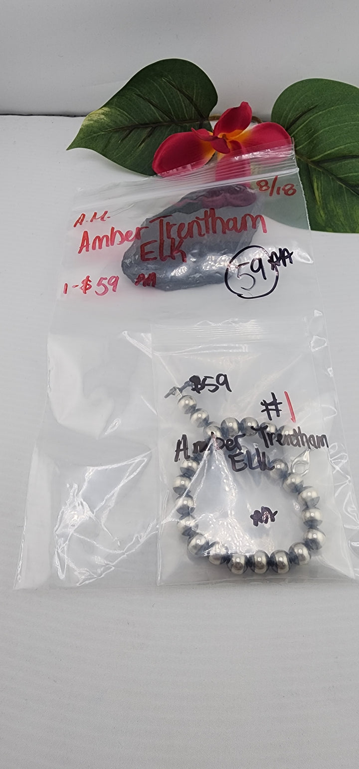 AM SHOW 48HR - RESERVED FOR: Amber Trentham Elk - 8/18/2025 FL tiktok Live Show - 1 Sterling Silver Items