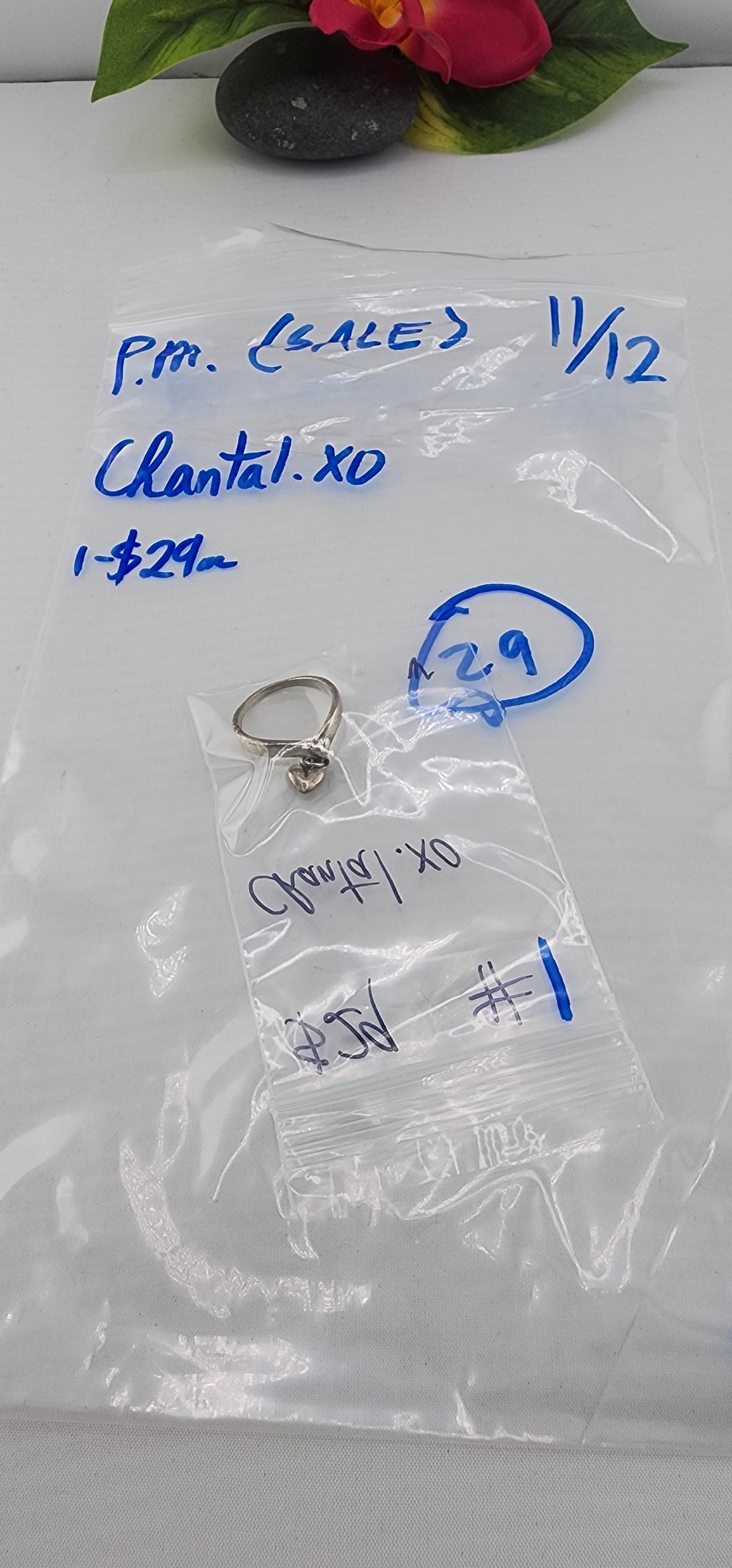 PM SHOW 48HR - RESERVED FOR: Chantal.xo- 11/12/2025 tiktok Live Show - 1 Sterling Silver Items