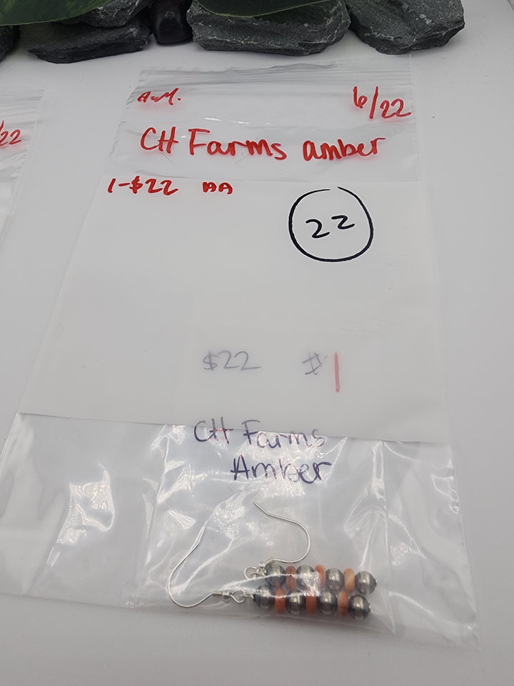 CH Farms Amber  - 6/22/26 AM - 1 925 Sterling Silver