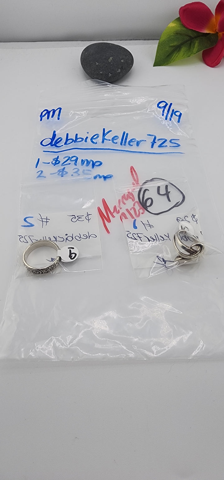 PM SHOW 48HR - RESERVED FOR: debbiekeller725 - 9/19/2025 FL tiktok Live Show - 2 Sterling Silver Items