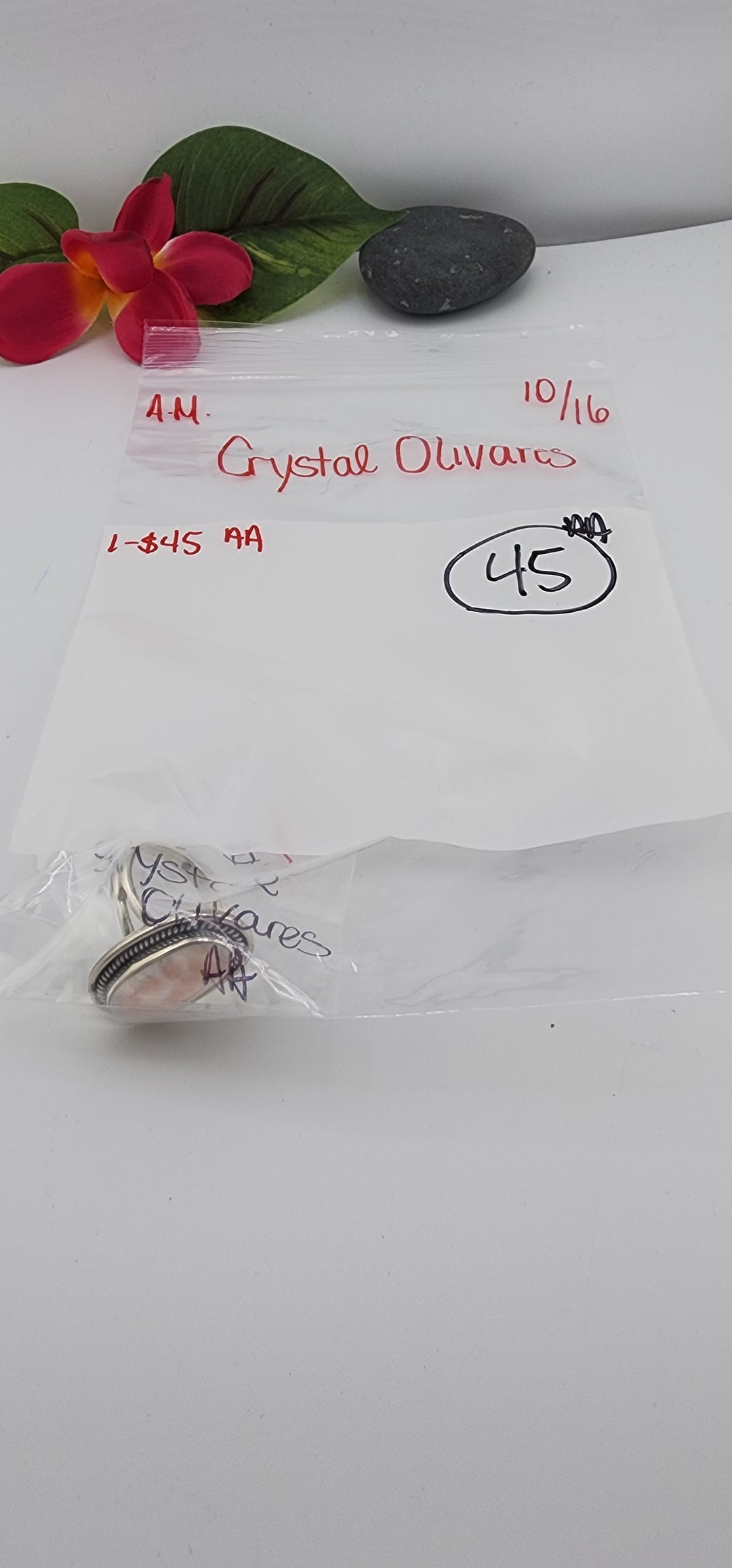 AM SHOW 48HR RESERVED FOR:  Crystal Olivares - 10/16/2025 FL tiktok Live Show -  1 Sterling Silver Items