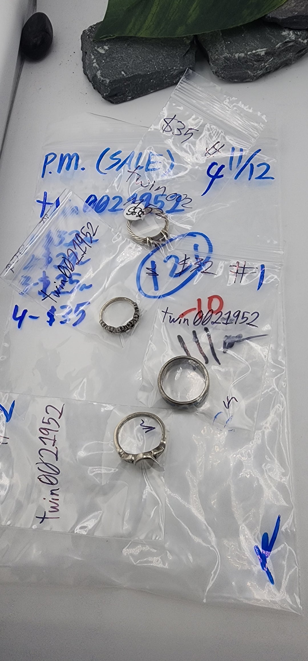 PM SHOW 48HR - RESERVED FOR: twin0021952 - 11/12/2025 tiktok Live Show - 4 Sterling Silver Items