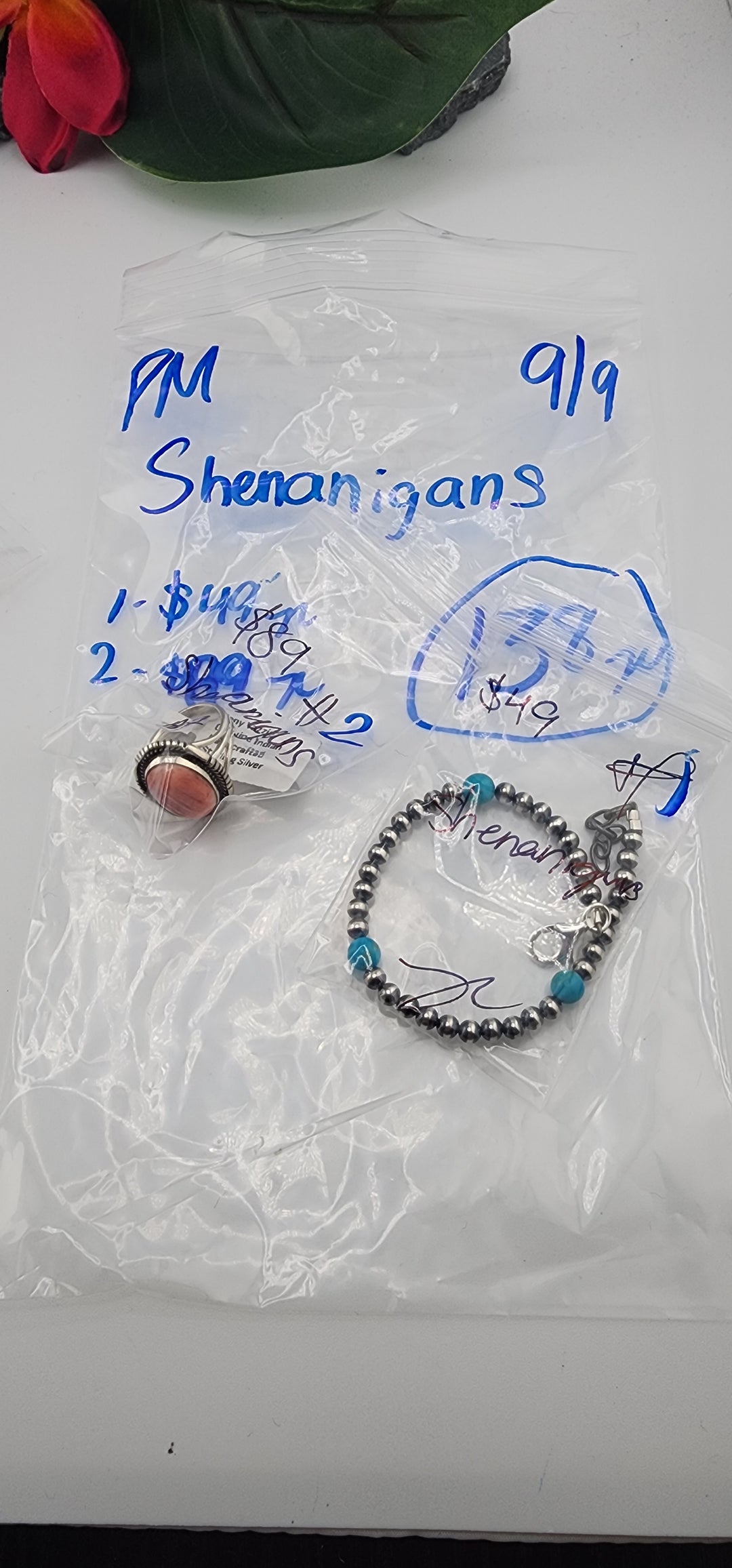 PM SHOW 48HR - RESERVED FOR: Shenanigans - 9/9/2025 FL tiktok Live Show - 2 Sterling Silver Items