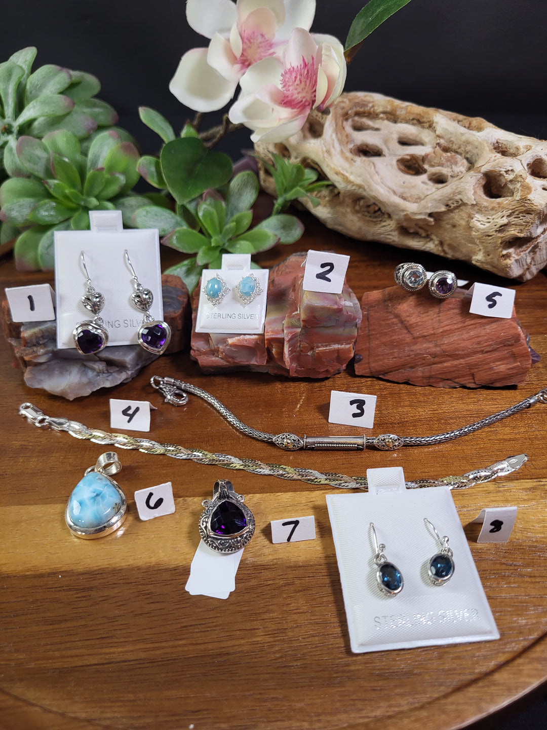 RESERVED FOR: Nessa 7/21/24- 6 Sterling Silver Items