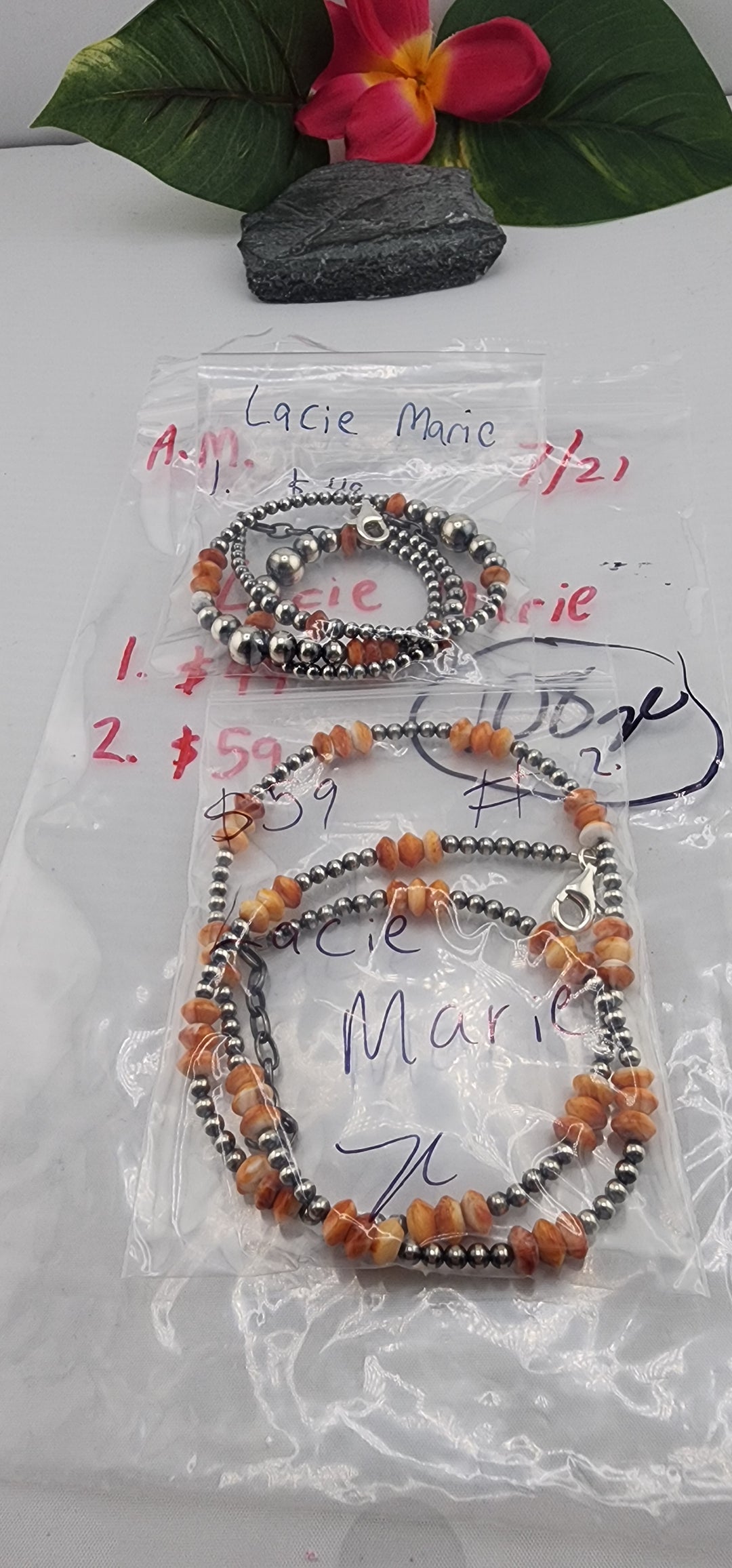 AM SHOW 48HR - RESERVED FOR: Lacie Marie - 7/21/2025 FL tiktok Live Show - 2 Sterling Silver Items