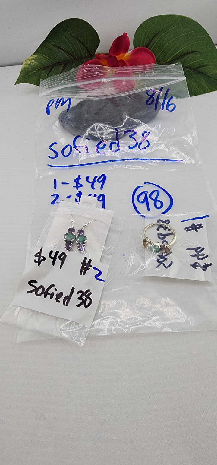 PM SHOW 48HR - RESERVED FOR: sofied38 - 8/16/2025 FL tiktok Live Show - 2 Sterling Silver Items